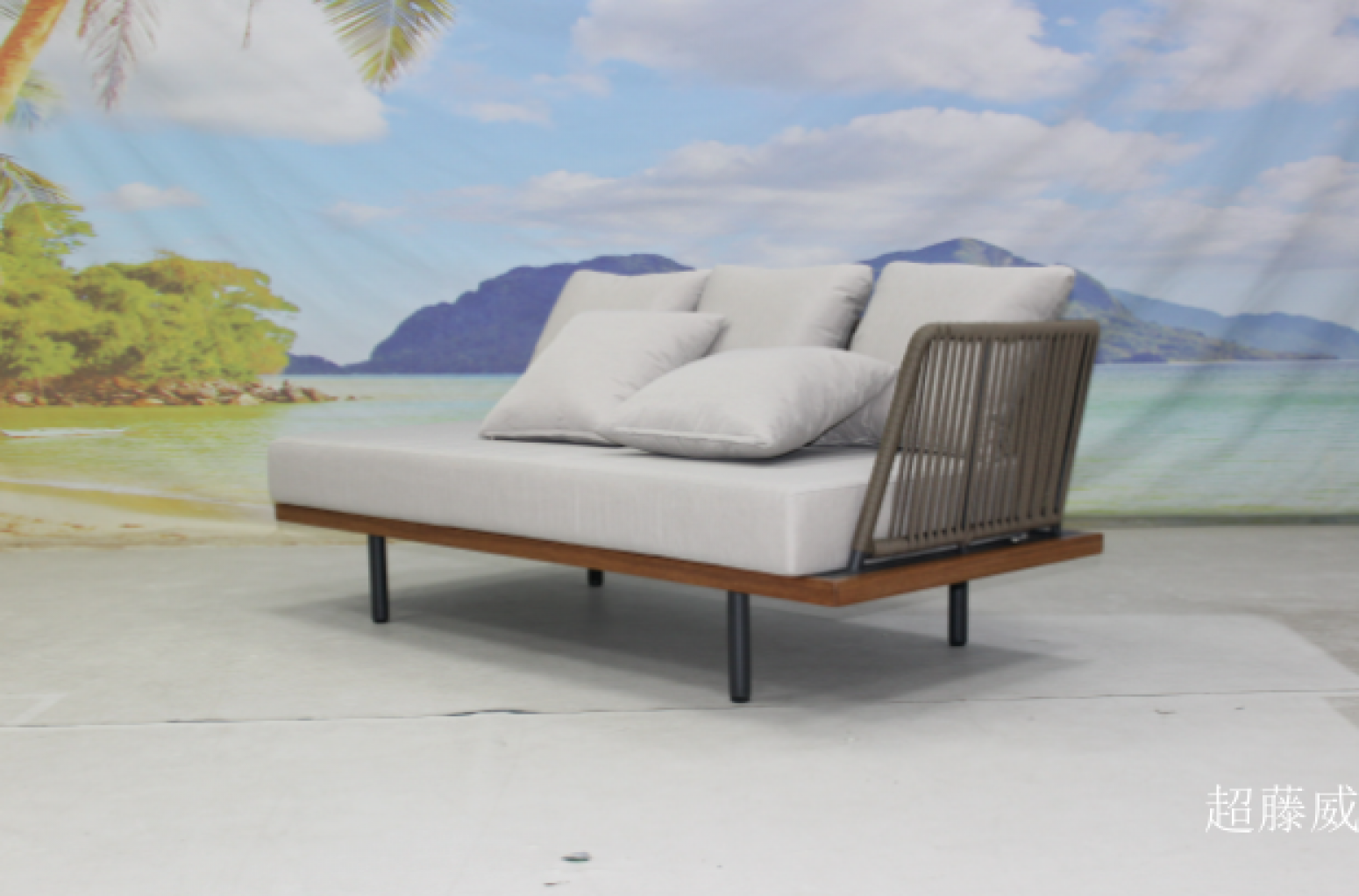 超藤威 Outdoor furniture Product 《Teak Outdoor Sofa》【图1】