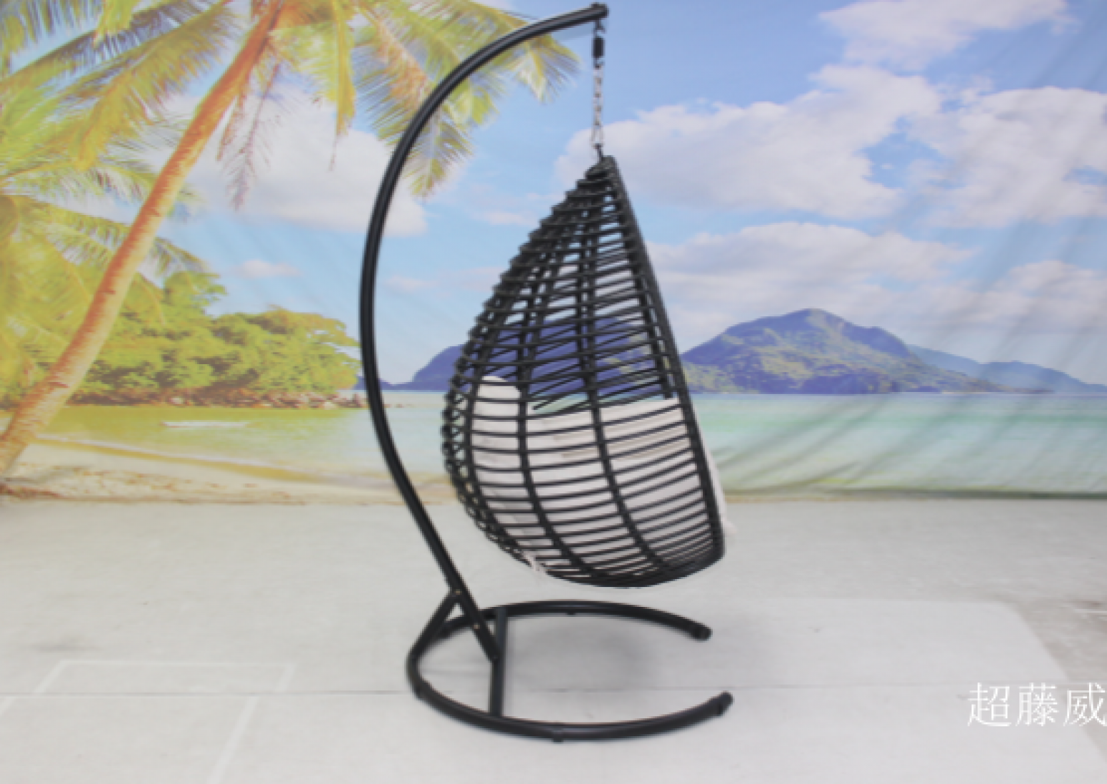 超藤威 Outdoor furniture Product 《Outdoor Balcony Rattan Swing Chair》【图1】