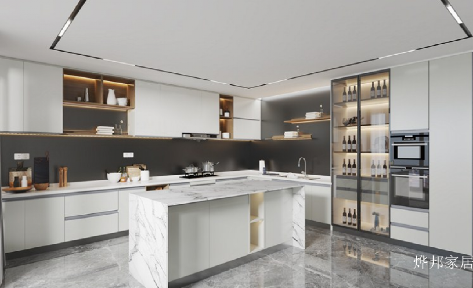 烨邦家居 Bathroom furniture product 《Storage-Designed Cabinet》