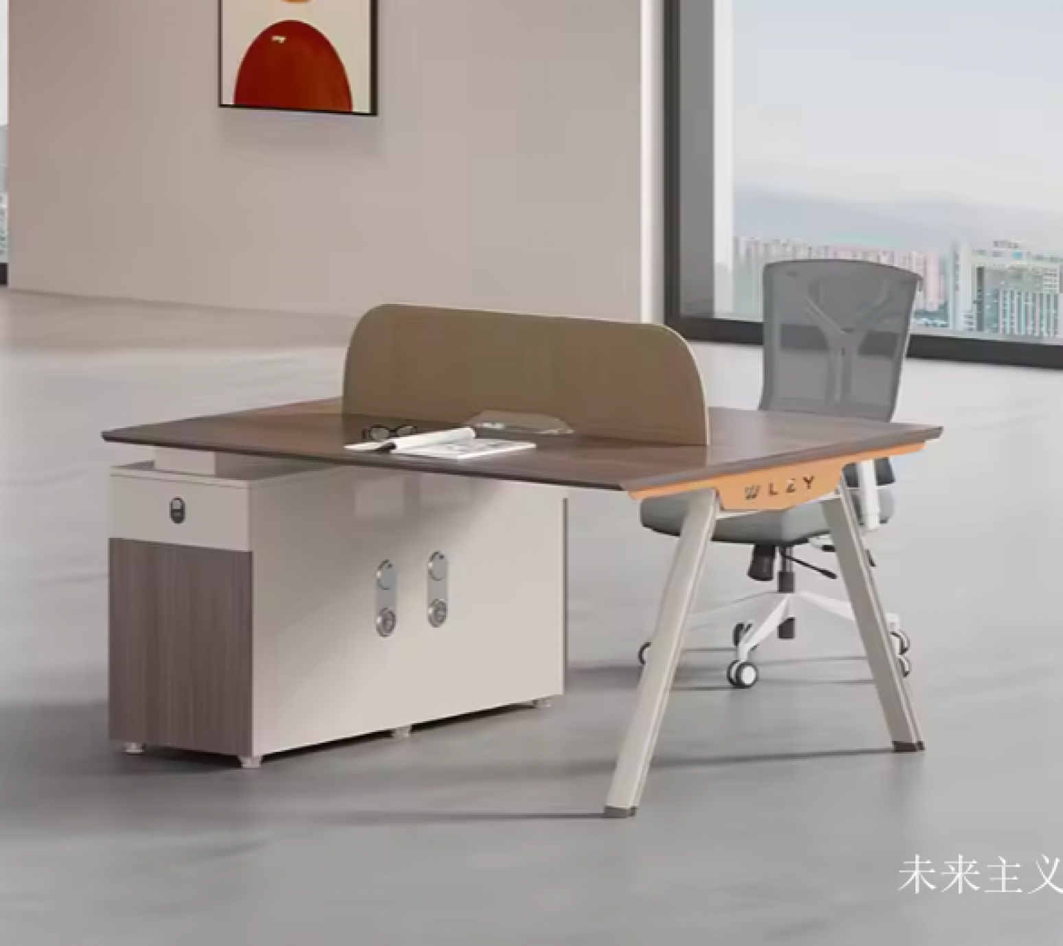 未来主义 Office furniture Product 《Open Single-Panel Office Desk》【图2】