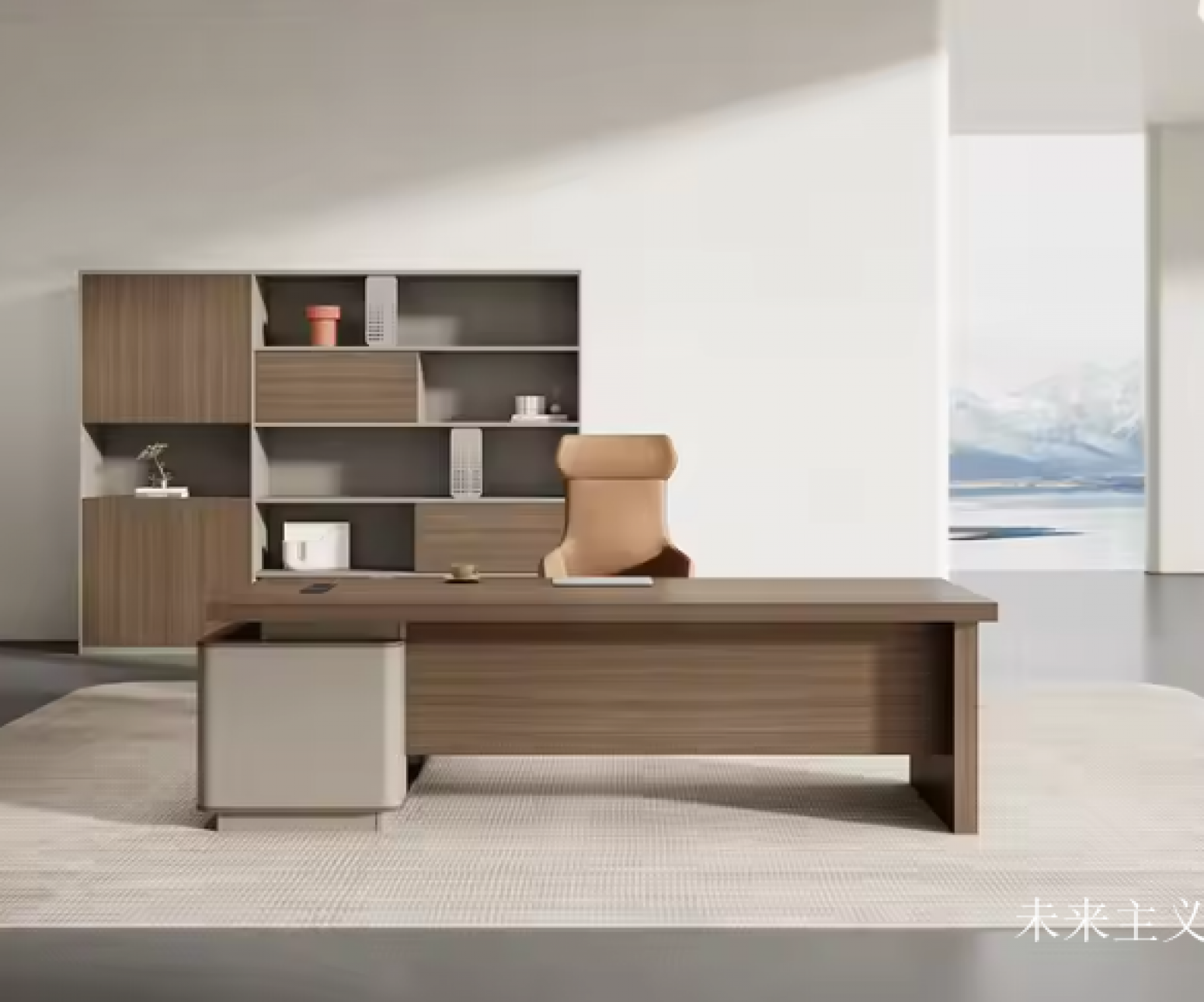 未来主义 Office furniture Product 《Executive Manager's Office Desk》【图0】