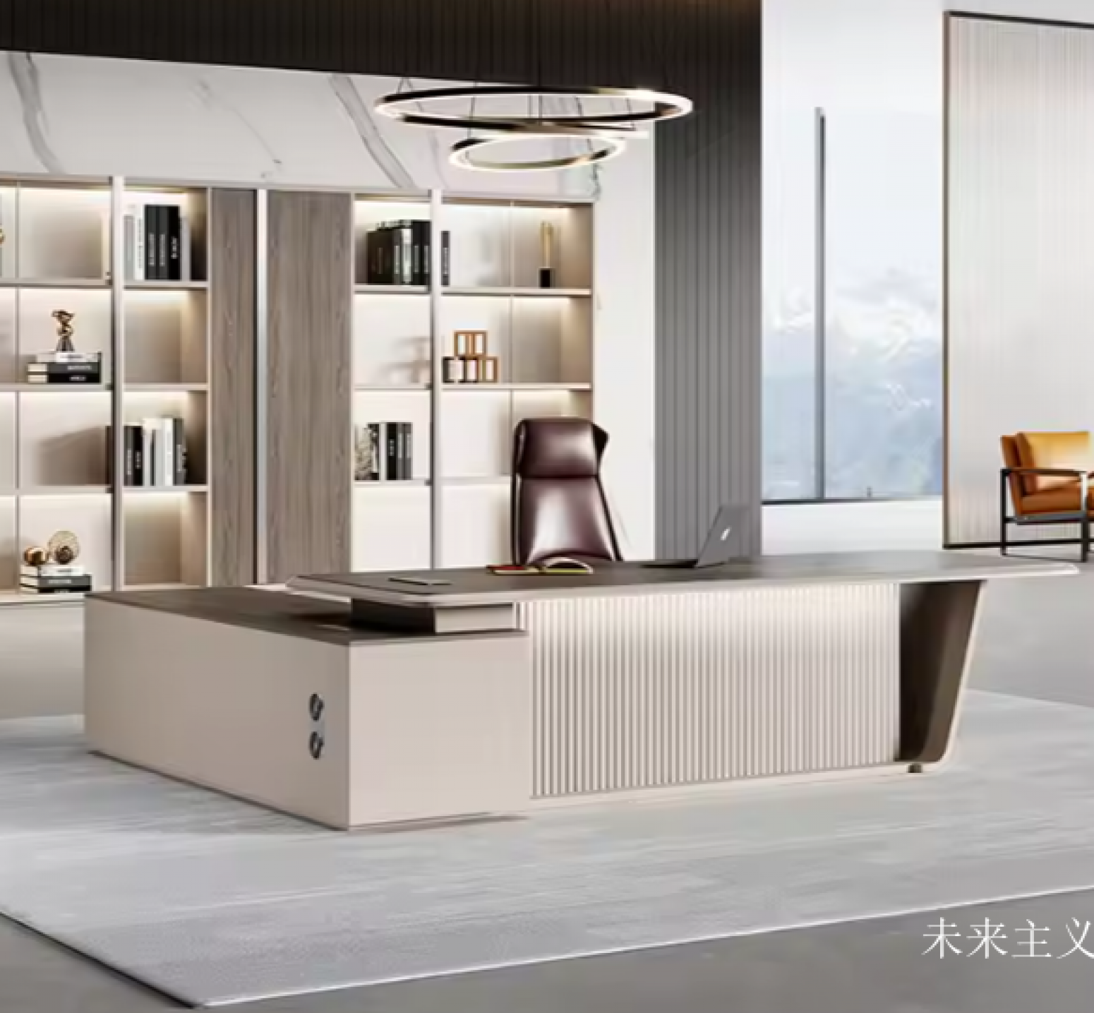 未来主义 Office furniture Product 《Luxury Modern Design Office Desk》【图2】