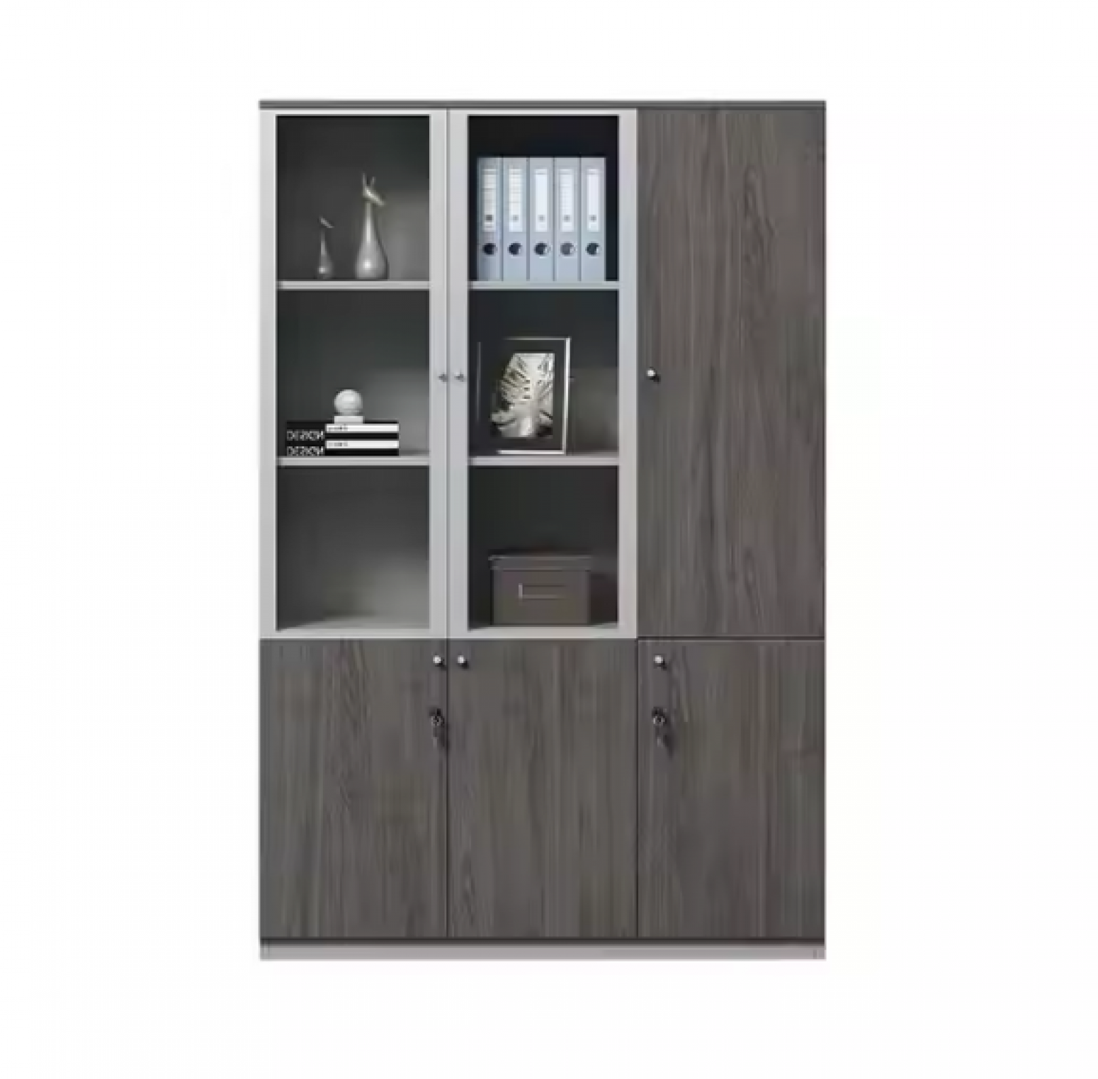 未来主义 Office furniture Product 《Custom Solid Wood Office Cabinet》【图1】