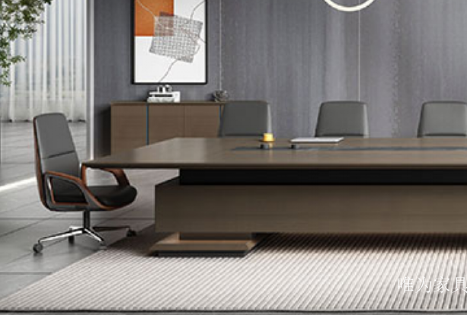 唯为家具 Office furniture Product 《High-Grade Solid Wood Conference Table》【图0】
