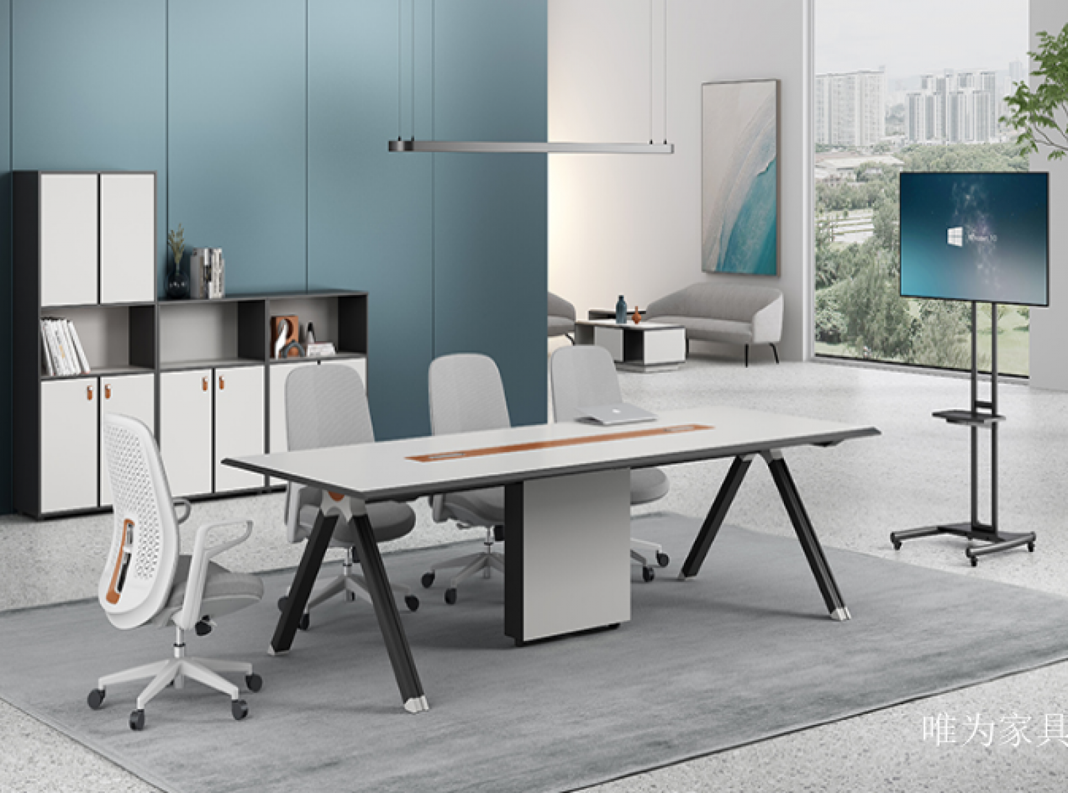 唯为家具 Office furniture Product 《Modern Minimalist Conference Table》【图0】