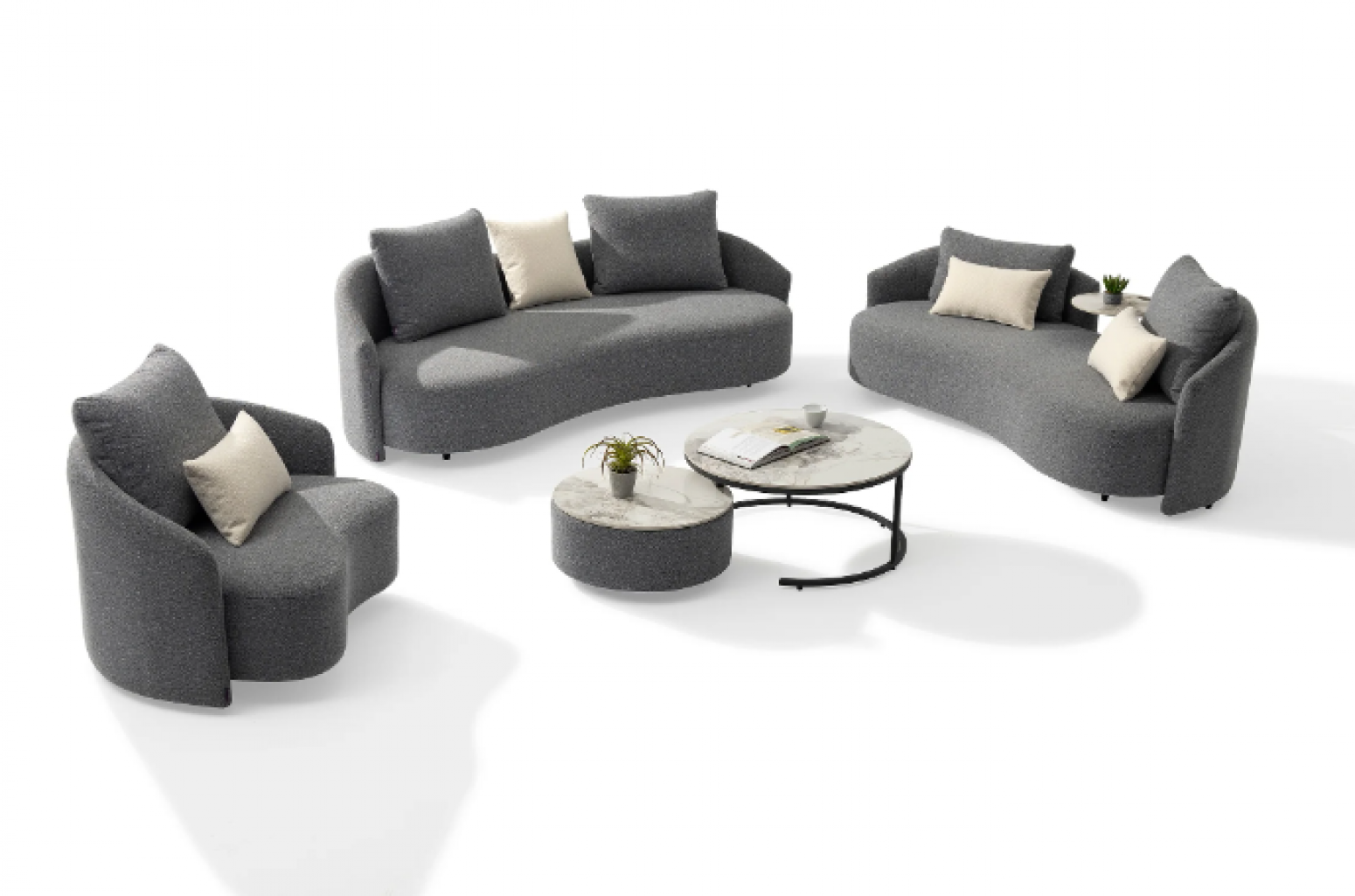 美梦思 Outdoor furniture product 《Seaside View Outdoor Sofa》