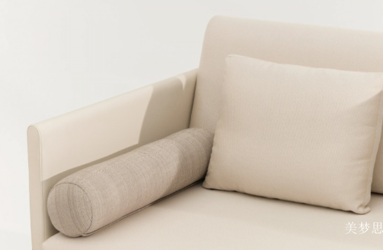 美梦思 Outdoor furniture Product 《Light-Toned Minimalist Outdoor Sofa》【图3】