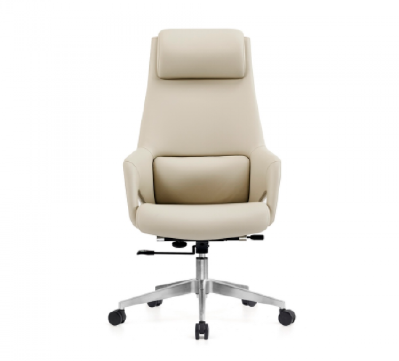 盛联达 Office furniture product 《Lumbar-Support Leather Office Chair》