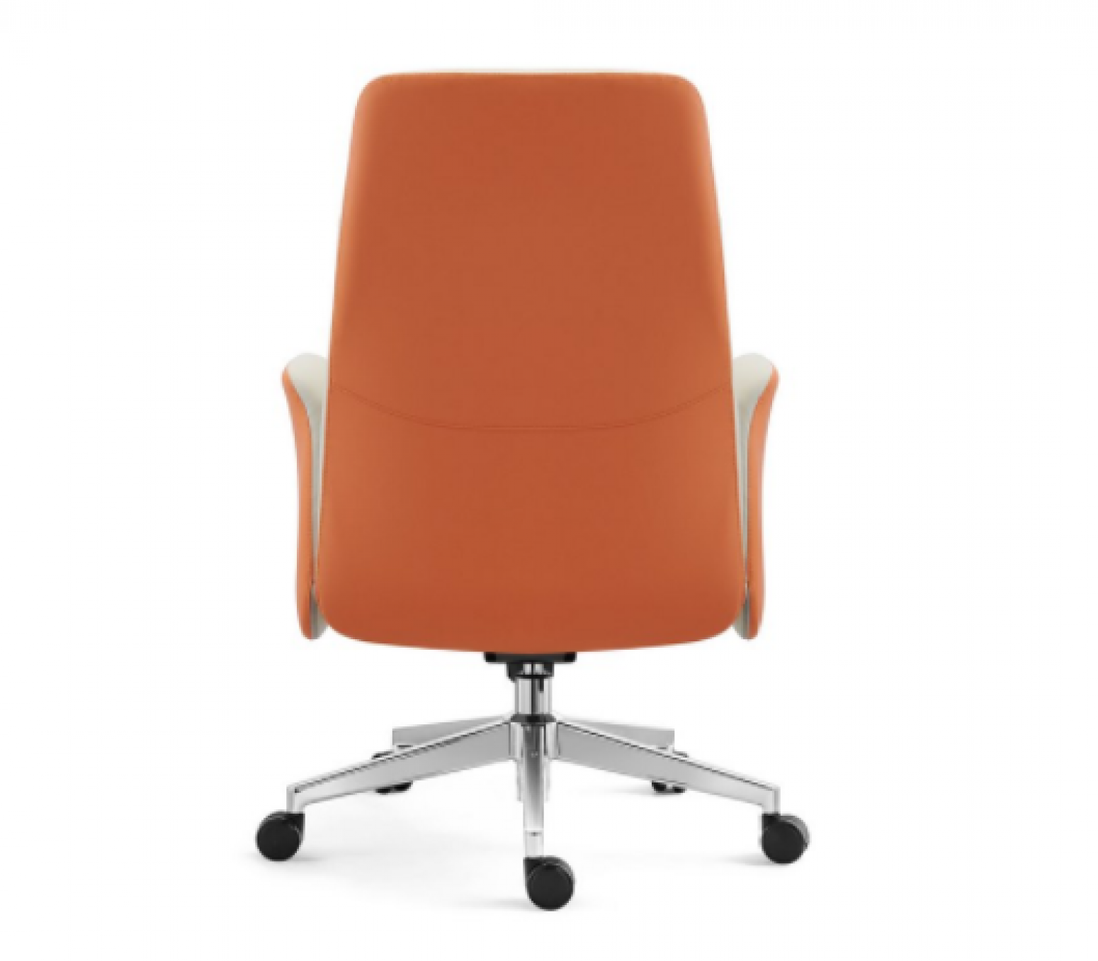 盛联达 Office furniture Product 《Beige and Orange Accent Leather Office Chair》【图4】