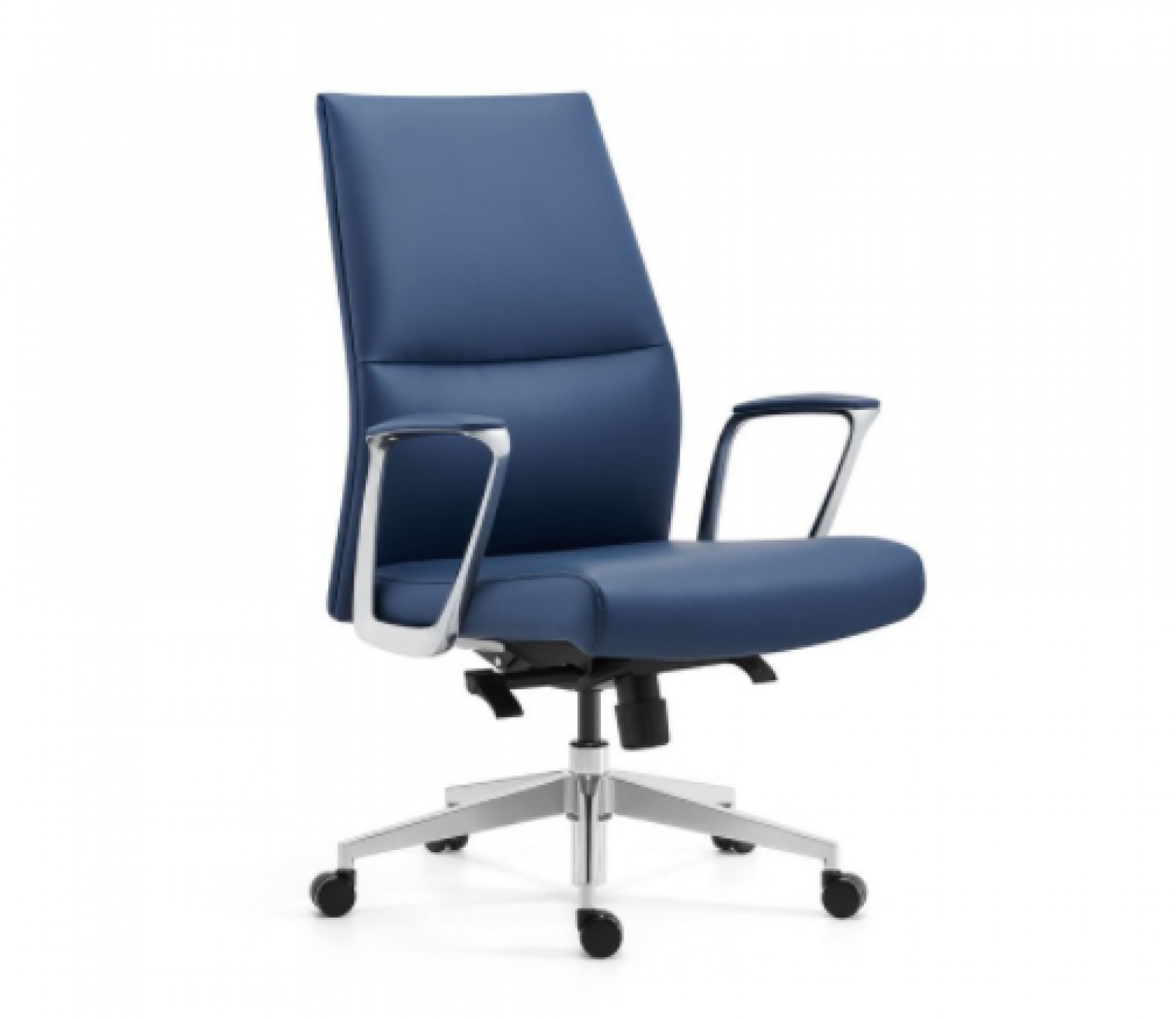 盛联达 Office furniture Product 《Navy Blue Leather Office Chair》【图1】