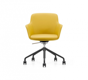 盛联达 Office furniture product 《Yellow Leather Office & Leisure Chair》议价