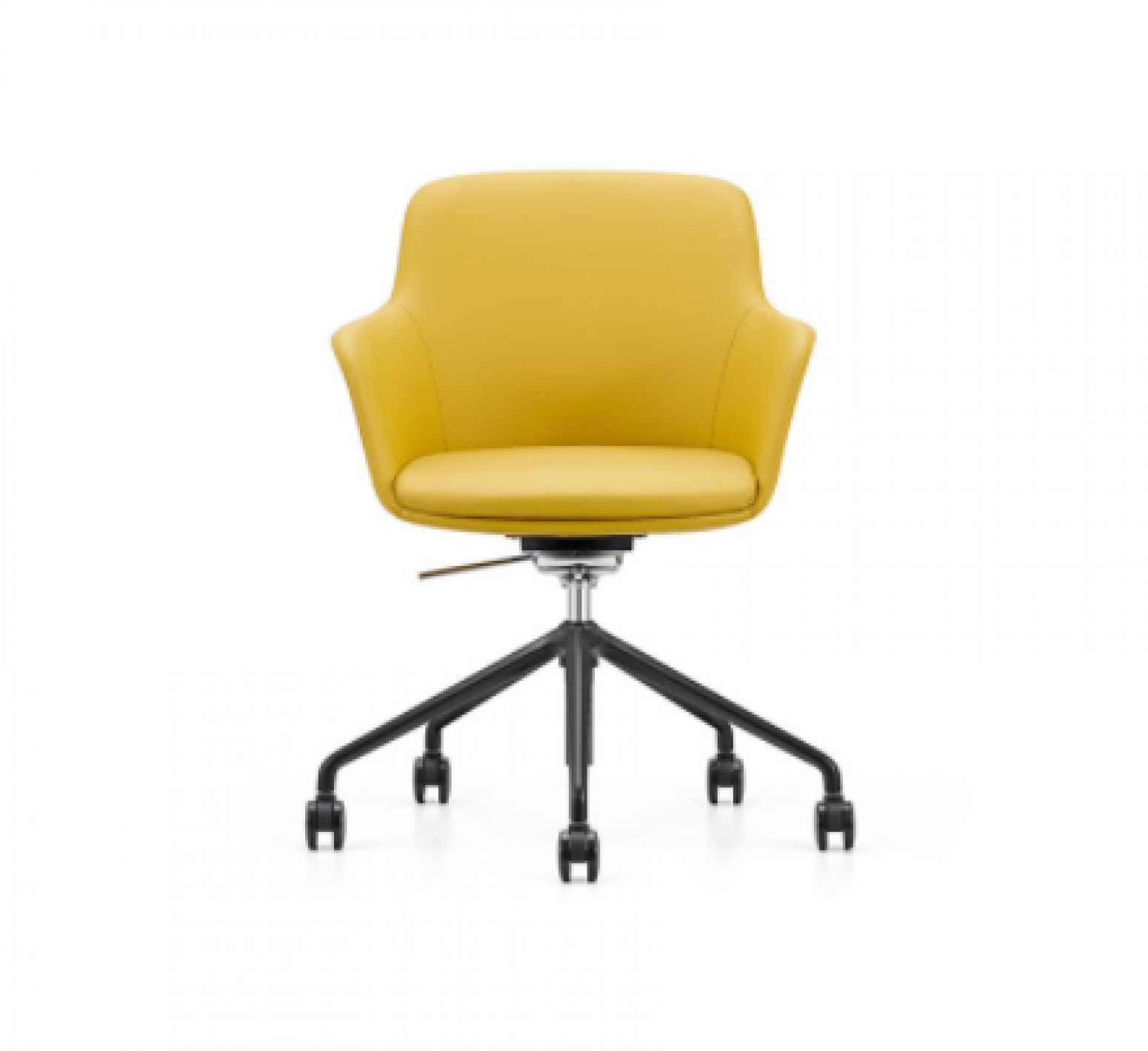 盛联达 Office furniture Product 《Yellow Leather Office & Leisure Chair》【图2】