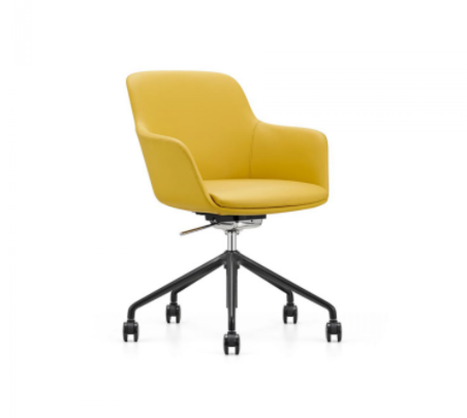盛联达 Office furniture Product 《Yellow Leather Office & Leisure Chair》【图3】