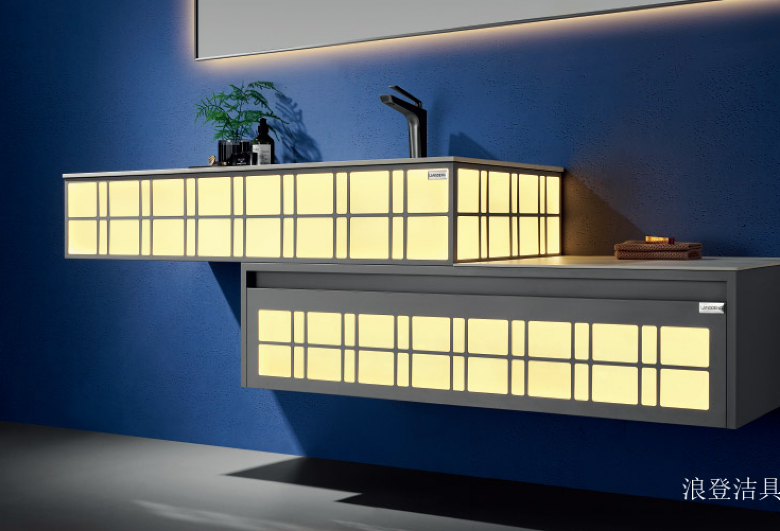 浪登洁具 Bathroom furniture Product 《LD3872 Bathroom Vanity》【图1】