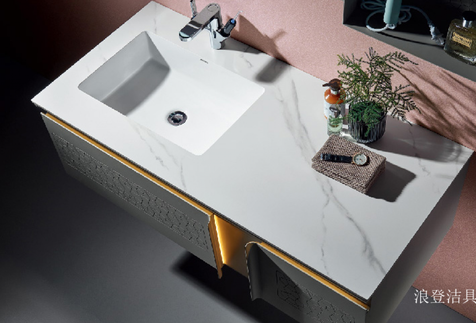 浪登洁具 Bathroom furniture Product 《Irish Gray Bathroom Vanity》【图2】