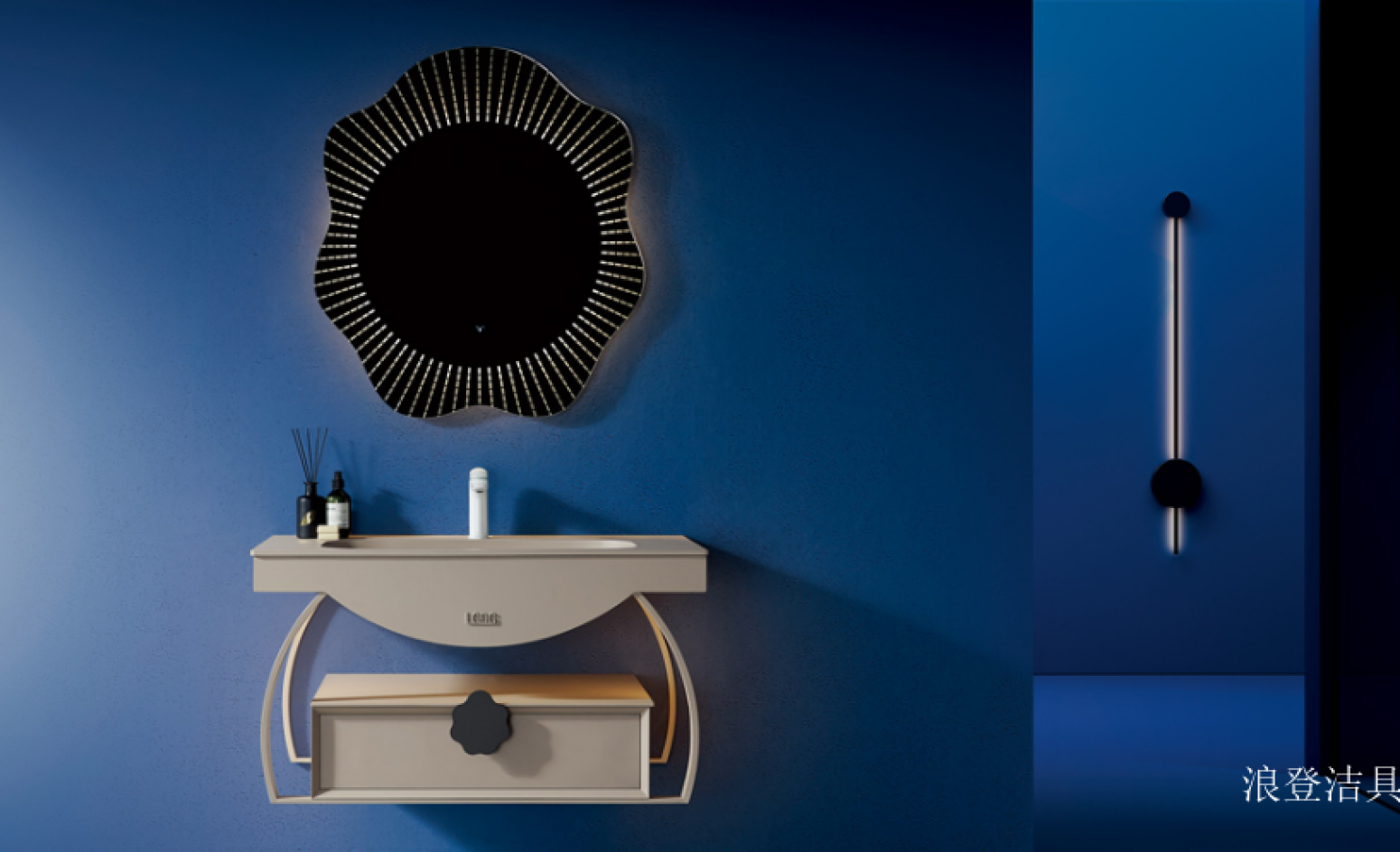 浪登洁具 Bathroom furniture product 《Unique-Design Bathroom Vanity》