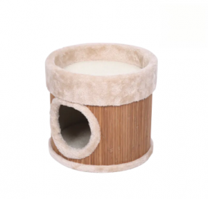 森田宠物 Pet furniture product 《Bamboo Linen & Leather Cat House》议价