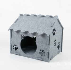森田宠物 Pet furniture product 《Felt House-Shaped Cat House》议价