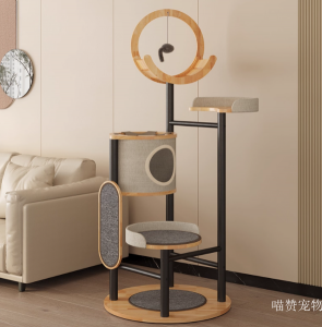 喵赞宠物 Pet furniture product 《Scratching Post Cat Tree》议价