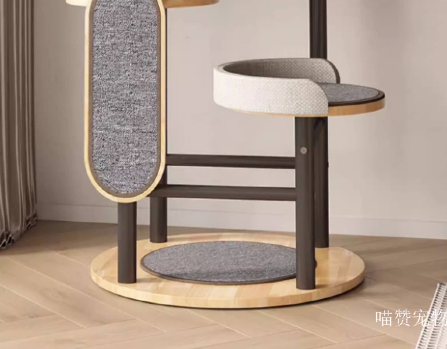 喵赞宠物Pet furnitureProduct《Scratching Post Cat Tree》【图2】