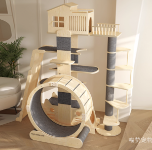 喵赞宠物 Pet furniture product 《Space Capsule Cat Tree》议价