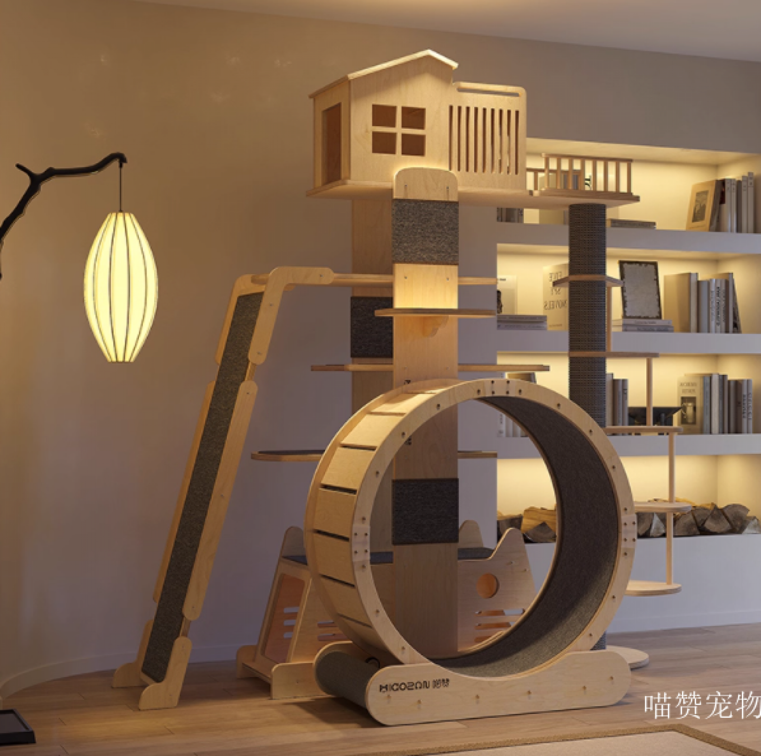 喵赞宠物Pet furnitureProduct《Space Capsule Cat Tree》【图1】