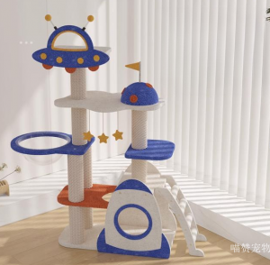 喵赞宠物 Pet furniture product 《Planet Space Capsule Cat Tree》议价