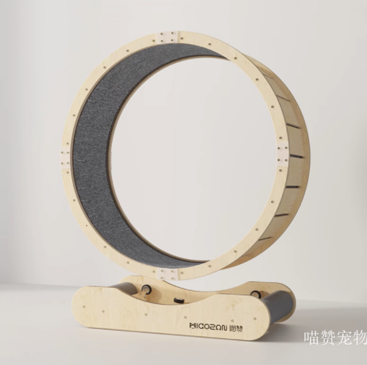 喵赞宠物Pet furnitureProduct《Roller Solid Wood Cat Treadmill》【图2】
