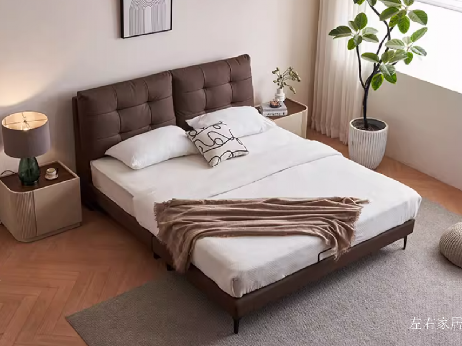 左右家居 Home Furniture Product 《Minimalist High-End Elegant Bed》【图0】
