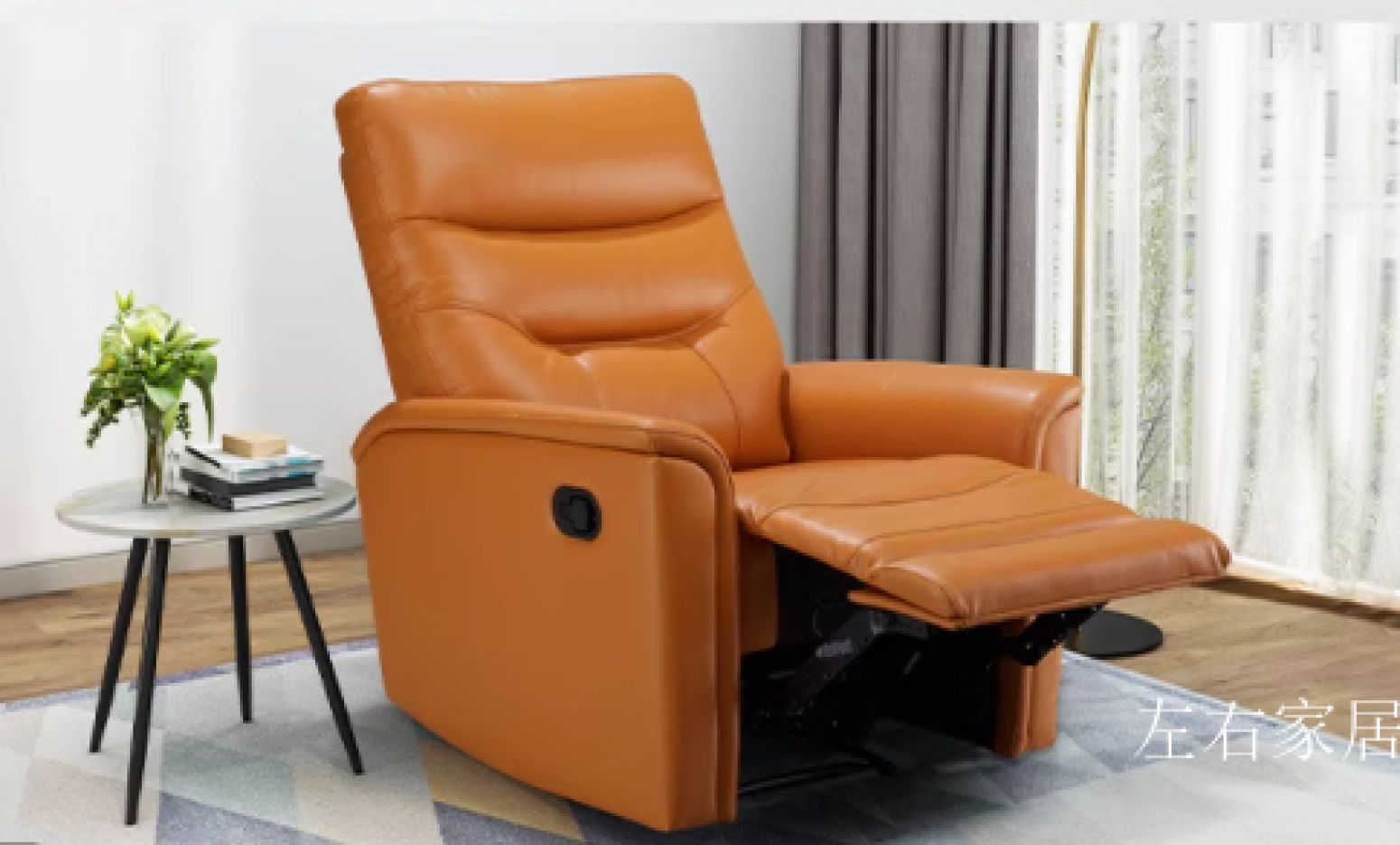 左右家居Smart homeProduct《Top-Grain Leather "Layback & Relax" Sofa》【图0】