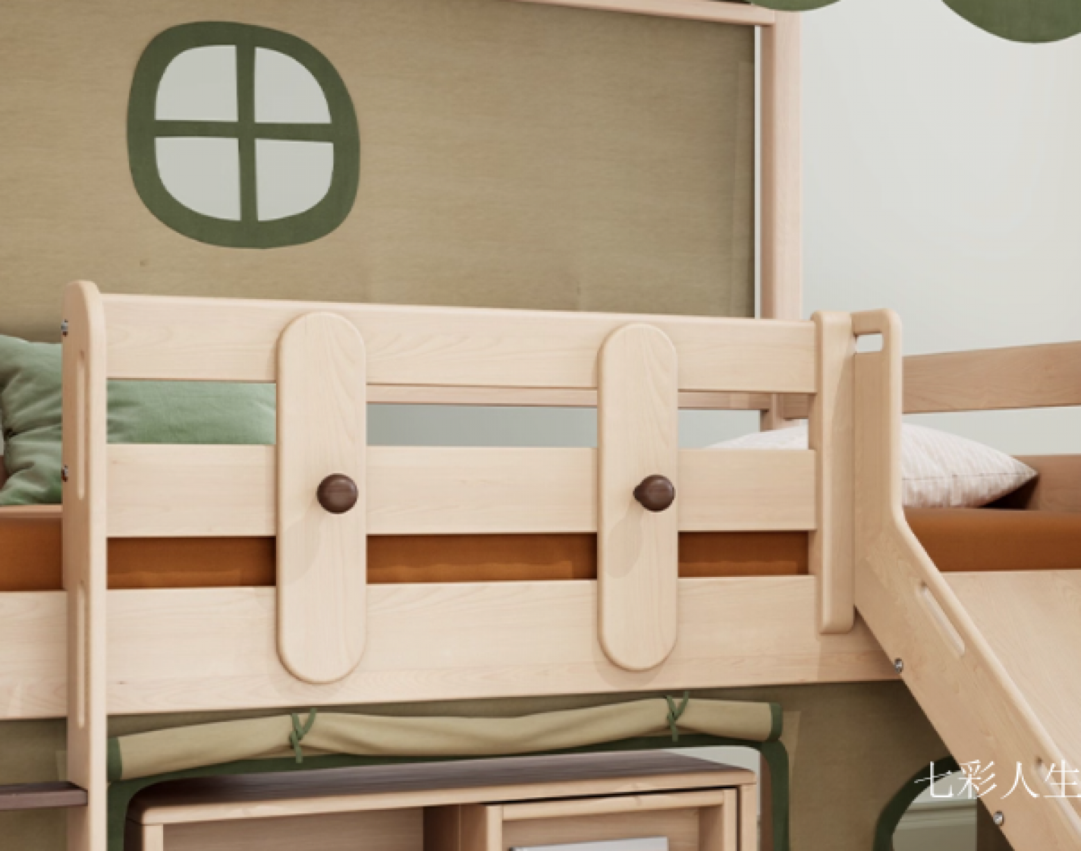 七彩人生 Children's furniture Product 《Treehouse children's bed》【图0】