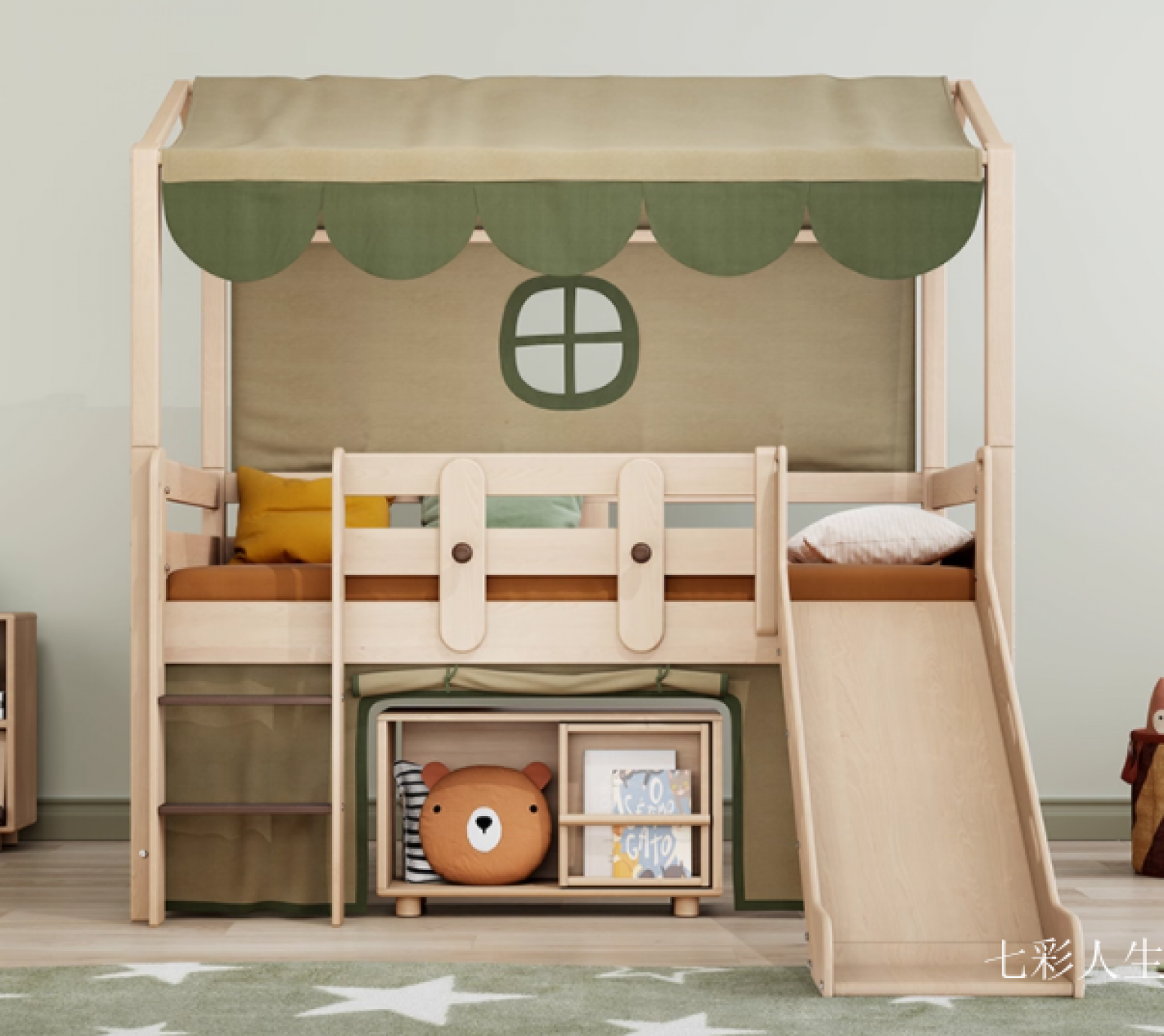 七彩人生 Children's furniture Product 《Treehouse children's bed》【图2】