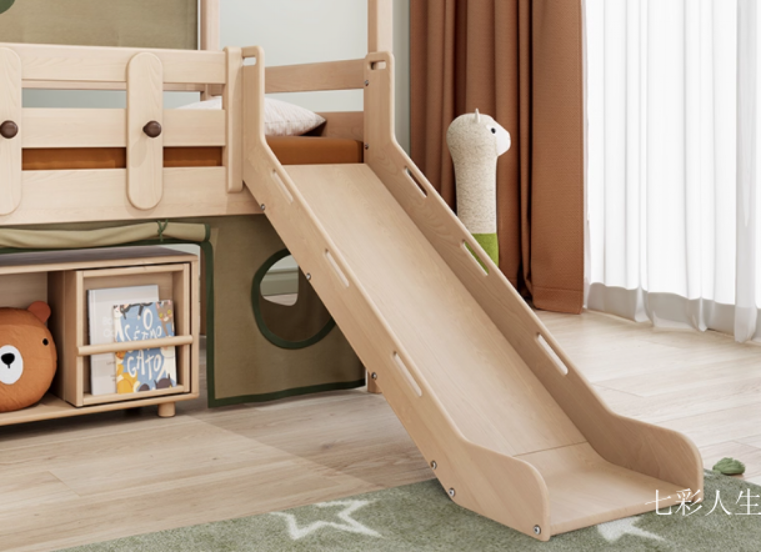七彩人生 Children's furniture Product 《Treehouse children's bed》【图3】