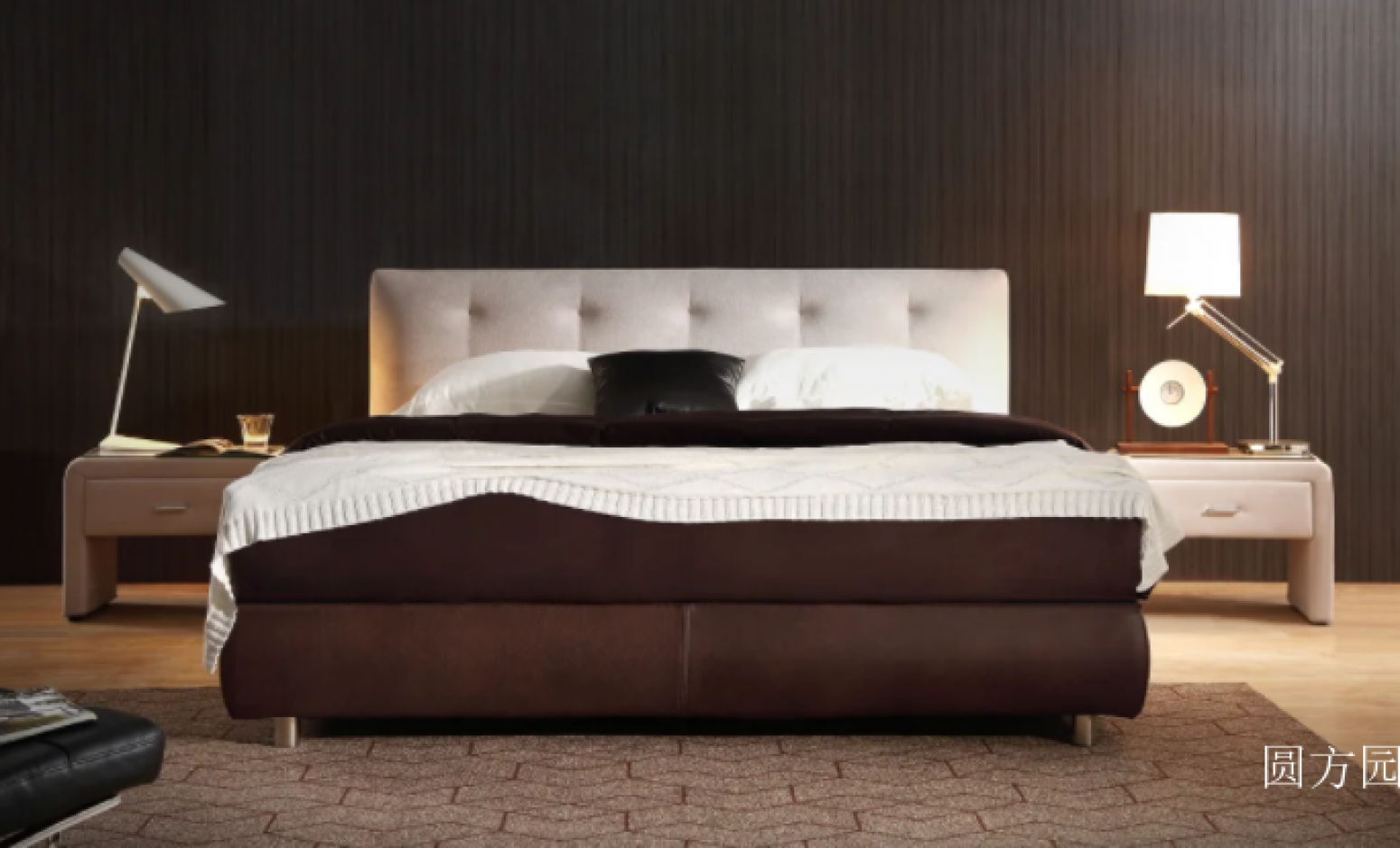 圆方园 Home Furniture product 《Fashionable and simple soft bed》