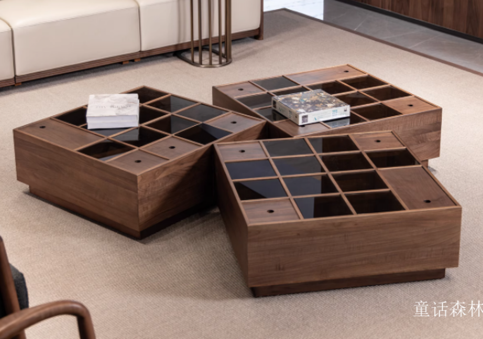 童话森林 Home Furniture Product 《North American black walnut coffee table》【图3】