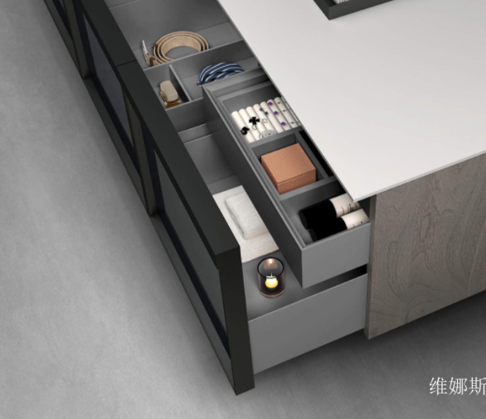 维娜斯Bathroom furnitureProduct《P180 Cool Bathroom Cabinet》【图2】