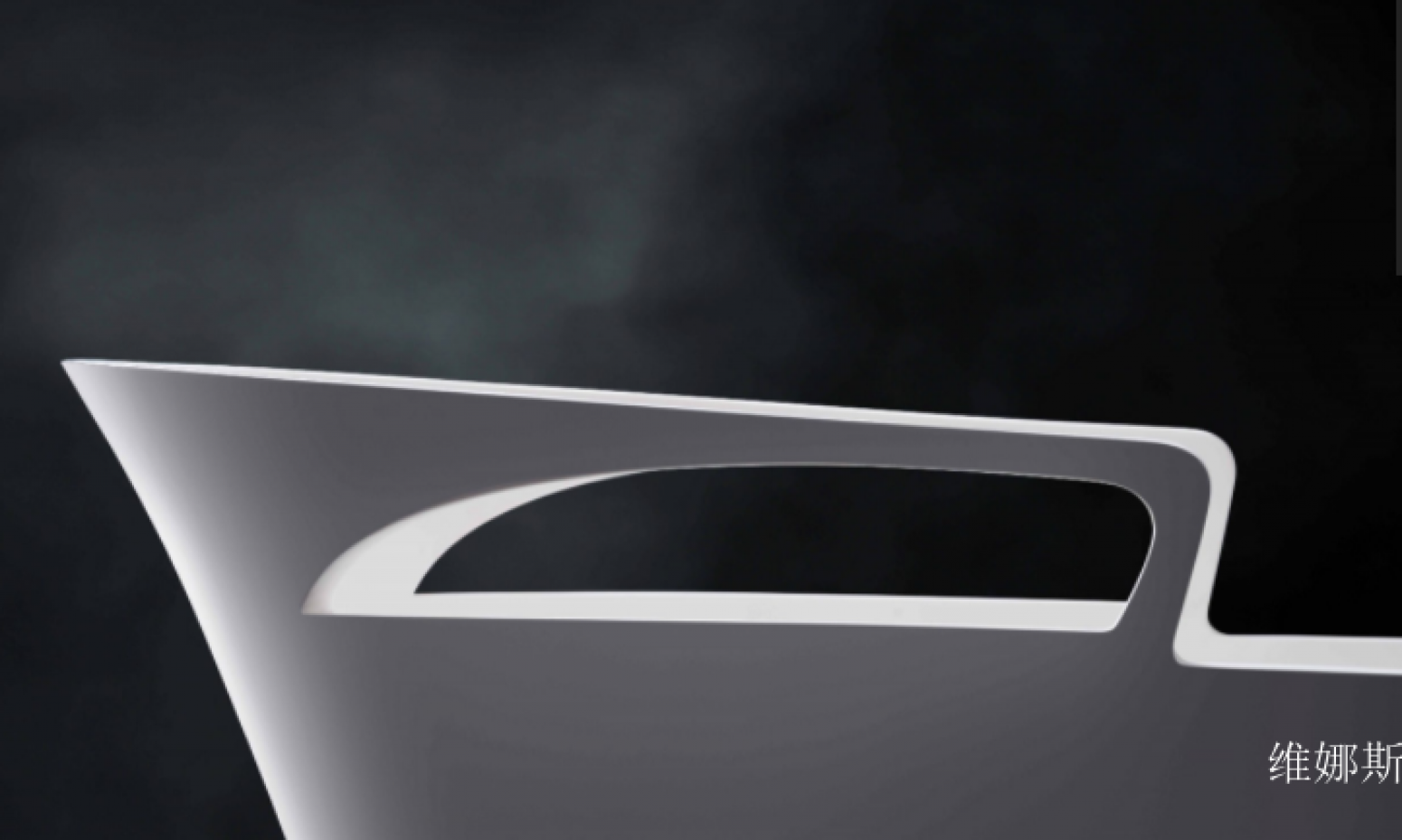 维娜斯Bathroom furnitureProduct《Light luxury white glazed armrest bathtub》【图0】