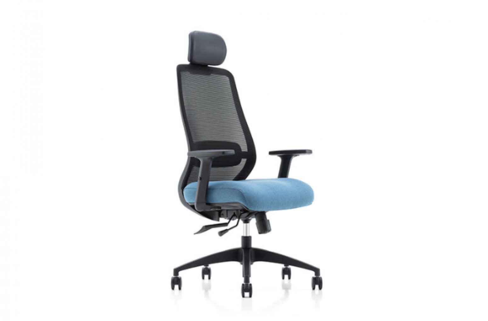 誉卓家具Office furniture产品《Black net blue seat office chair》