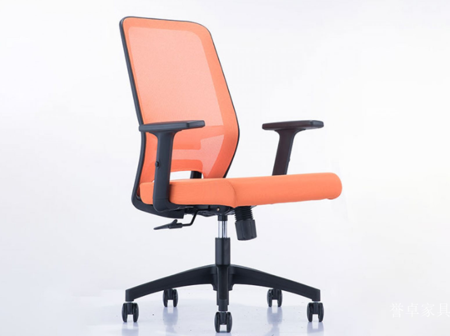 誉卓家具Office furnitureProduct《Orange Net black frame simple office chair》【图1】
