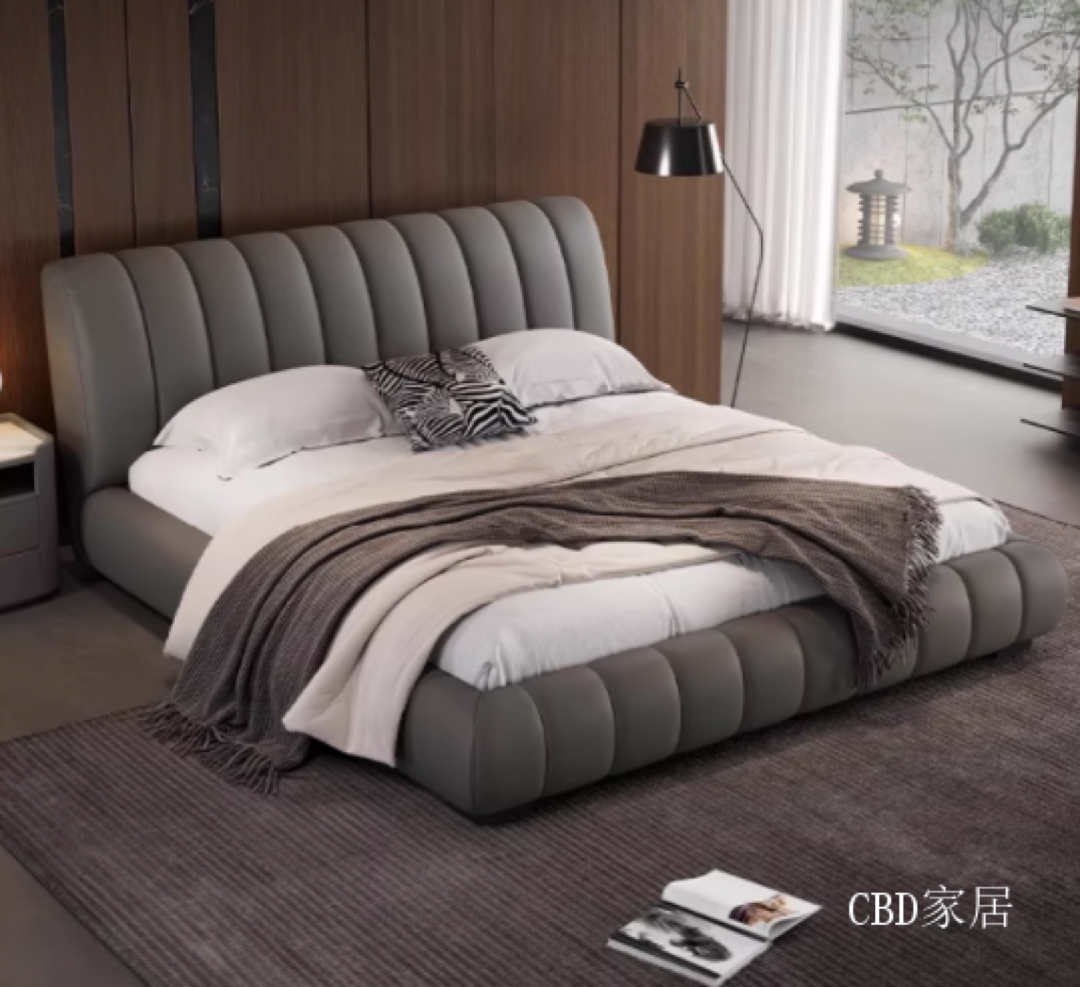 CBD家居Home FurnitureProduct《Italian piano key leather bed》【图2】