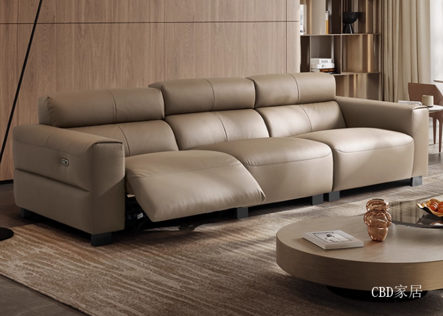 CBD家居Smart home产品《Leather electric noble sofa》