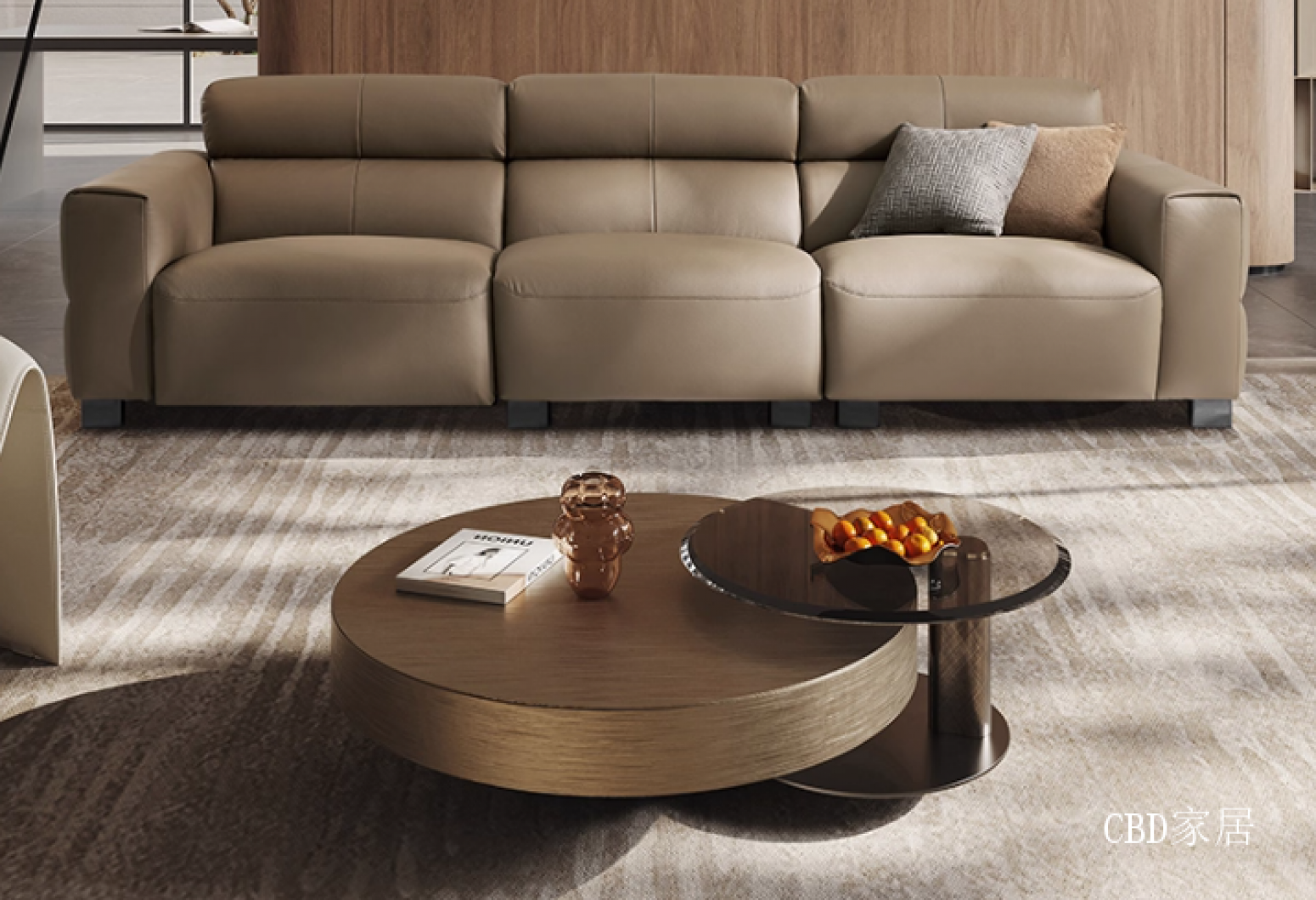 CBD家居Smart homeProduct《Leather electric noble sofa》【图1】
