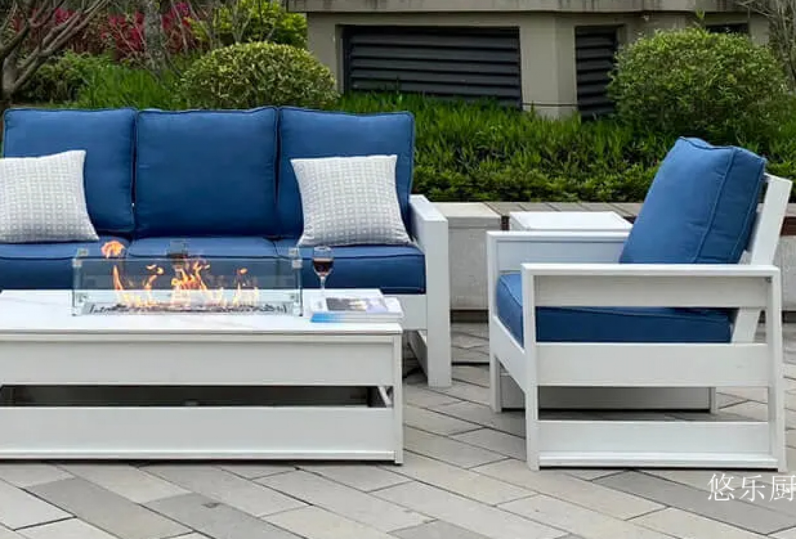 悠乐厨 Outdoor furniture Product 《Bring the Fire Pit Leisure terrace set》【图1】