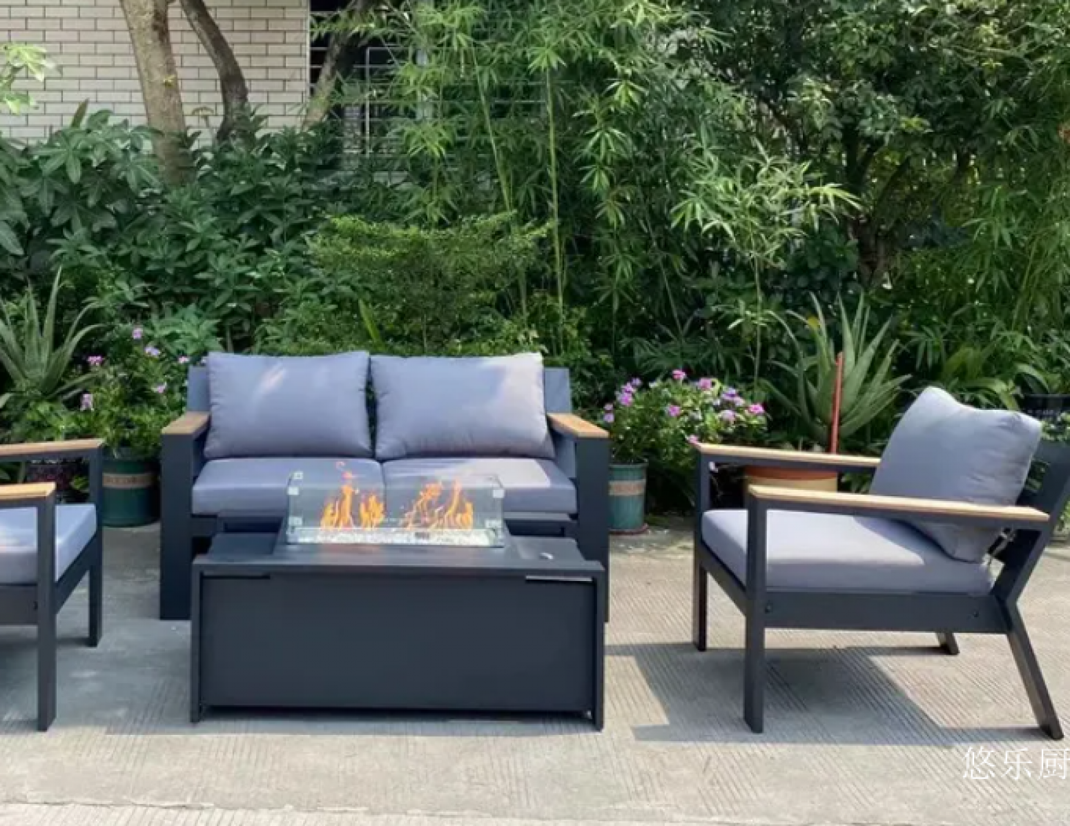 悠乐厨 Outdoor furniture Product 《Aluminum rectangular table and chair sets》【图1】