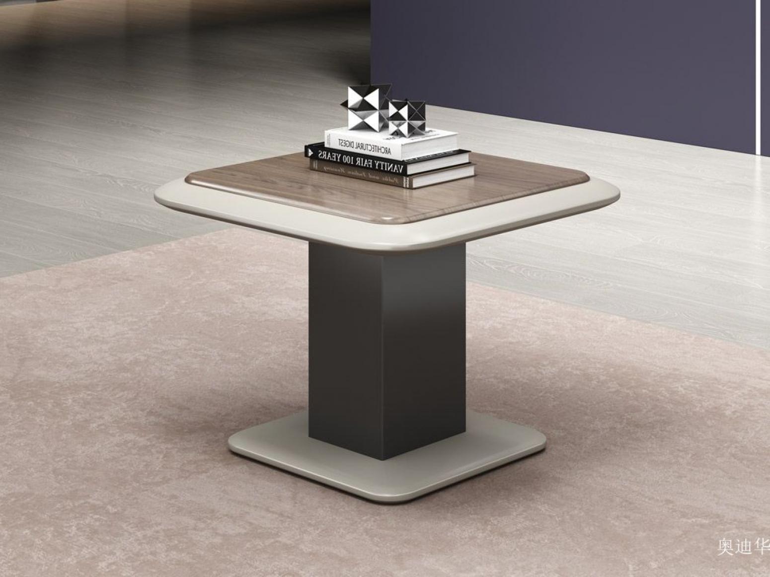 奥迪华 Home Furniture Product 《Simple and elegant color-blocked square table》【图0】