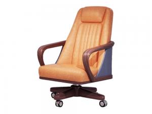 奥迪华 Office furniture product 《Walnut Brown Office swivel chair》议价