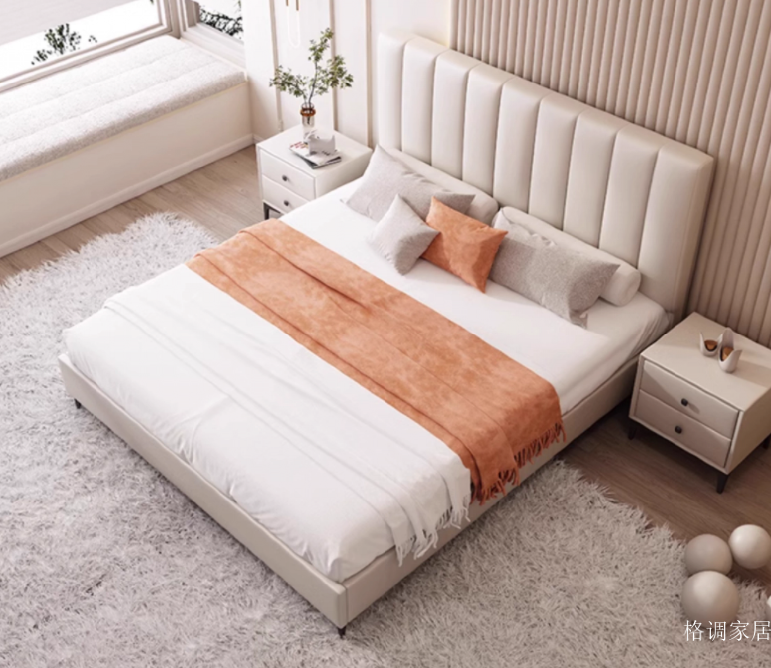格调家居 Home Furniture Product 《Piano key light luxury bed》【图1】