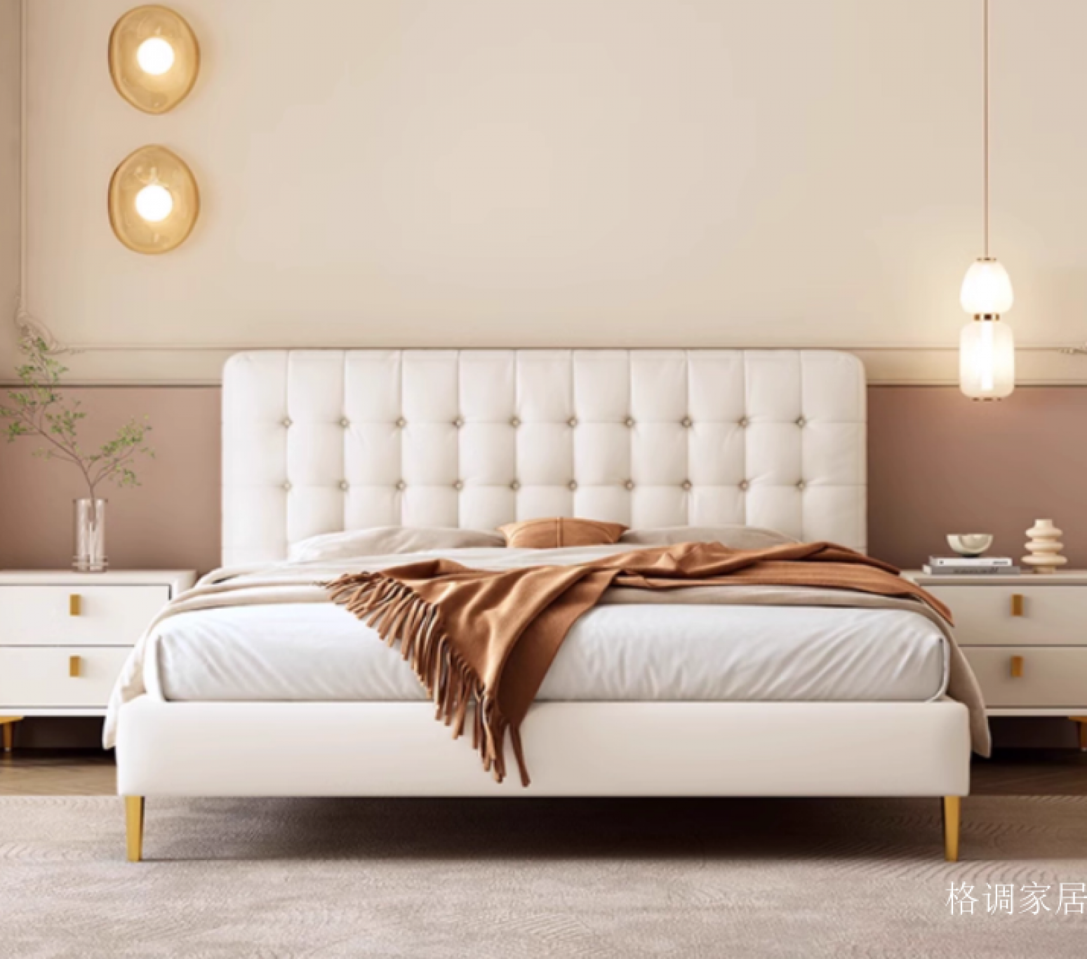 格调家居 Home Furniture Product 《Waffle leather bed》【图0】