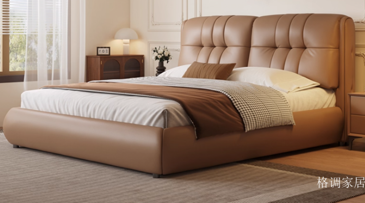 格调家居 Home Furniture Product 《Light luxury high-end soft bed》【图0】