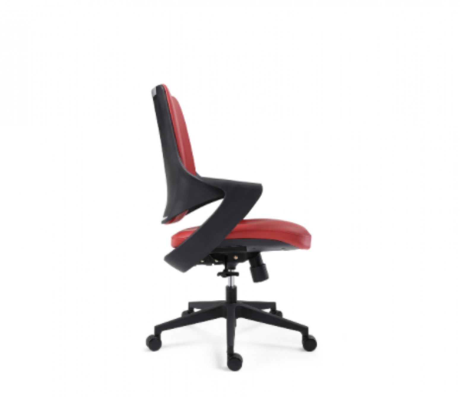 派利曼 Office furniture Product 《A deep red leather chair with a backrest》【图1】